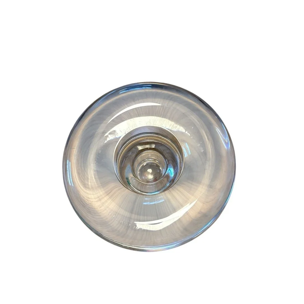 Dansk Mid Century Modern Crystal‎ Votive Taper Candle Holder